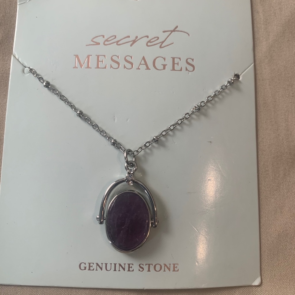 NEW 20” Reversible Secret Message Necklace